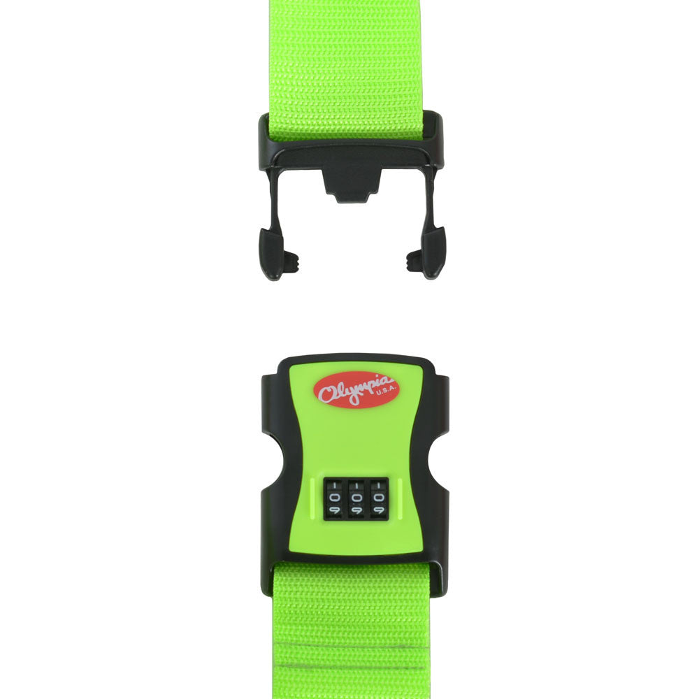 Adjustable 3-Dial Luggage Strap with High Impact ABS Fasteners