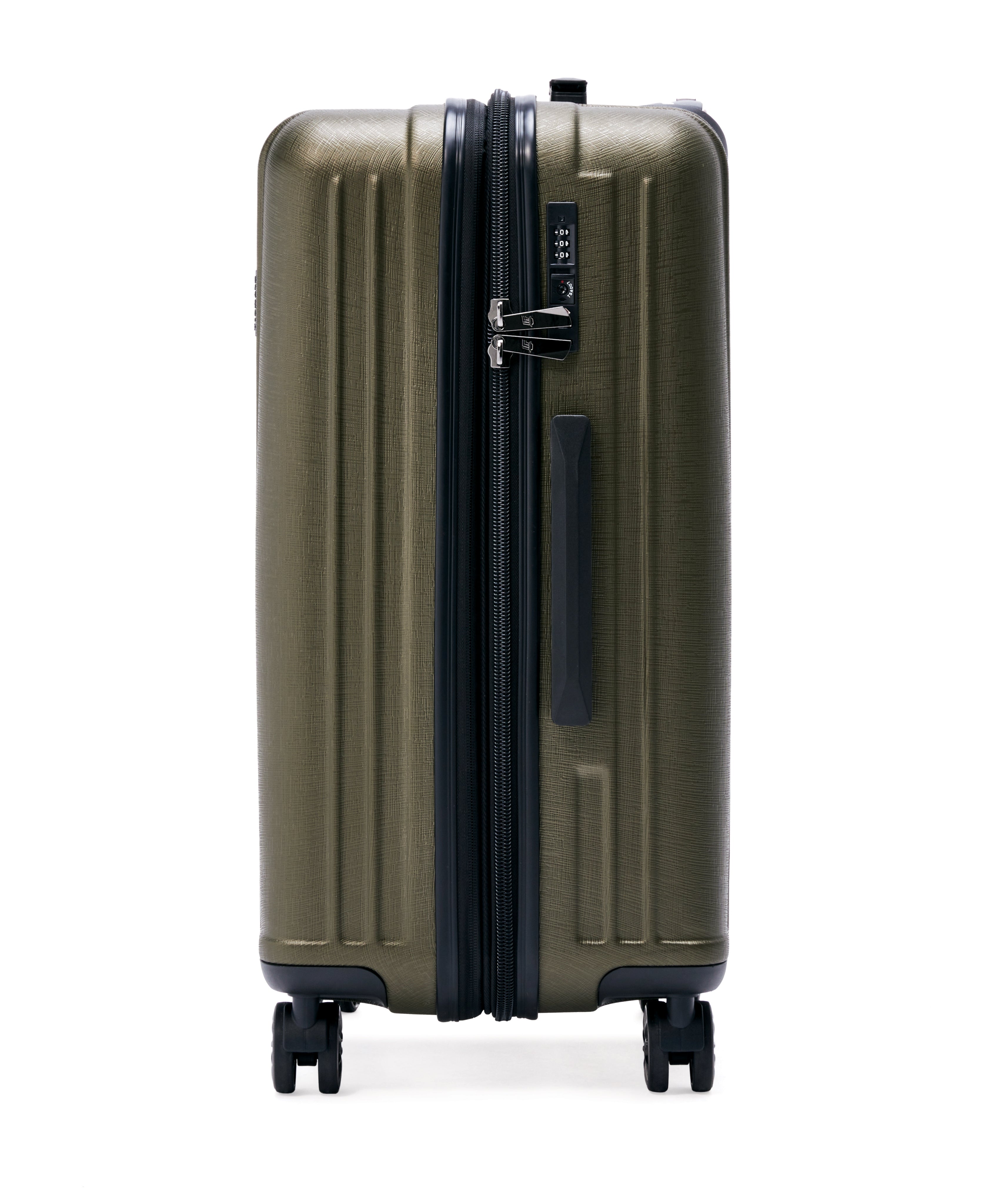 Sidewinder 21" Expandable Carry-On Spinner Polycarbonate Luggage with TSA Lock System