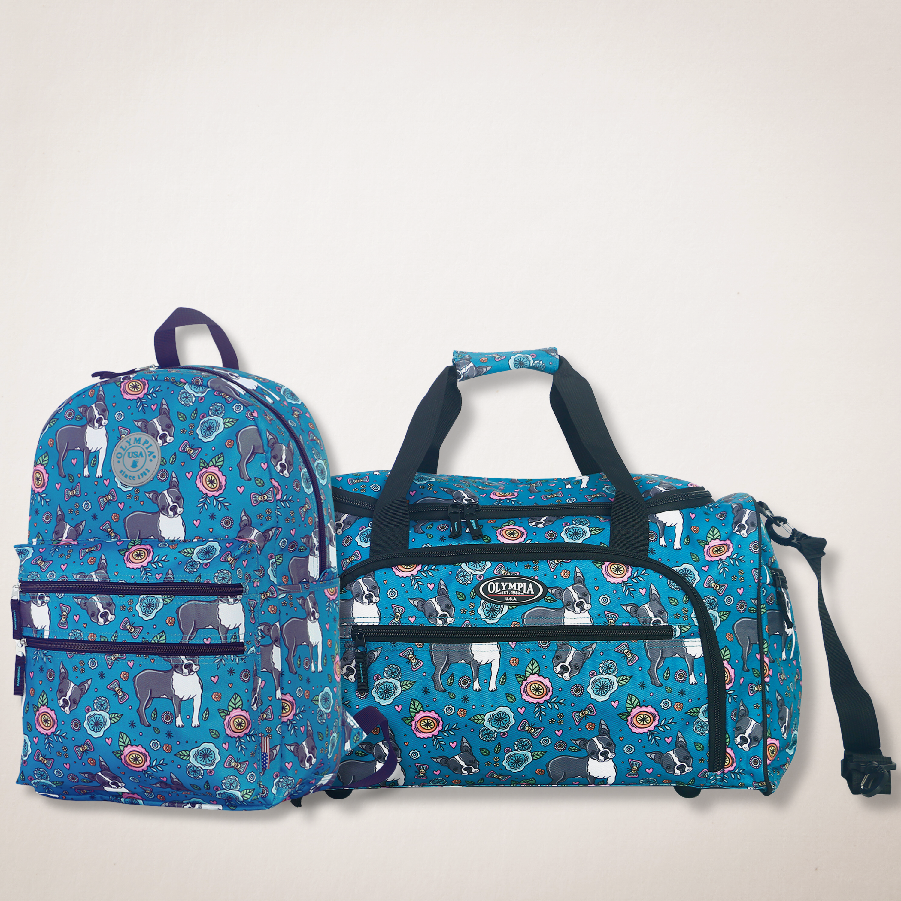 {Mother's Day Special} Water Resistant Lightweight Backpack and Duffel Duo