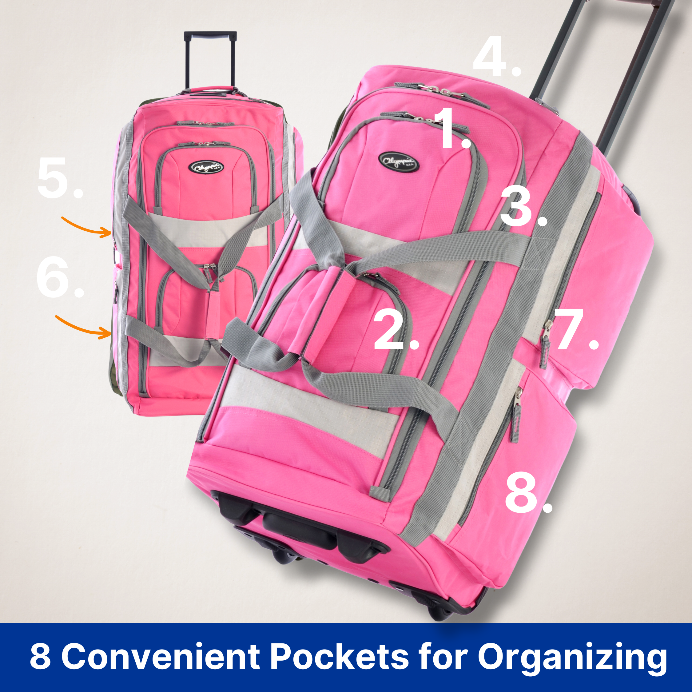 Duffle roller bag sales