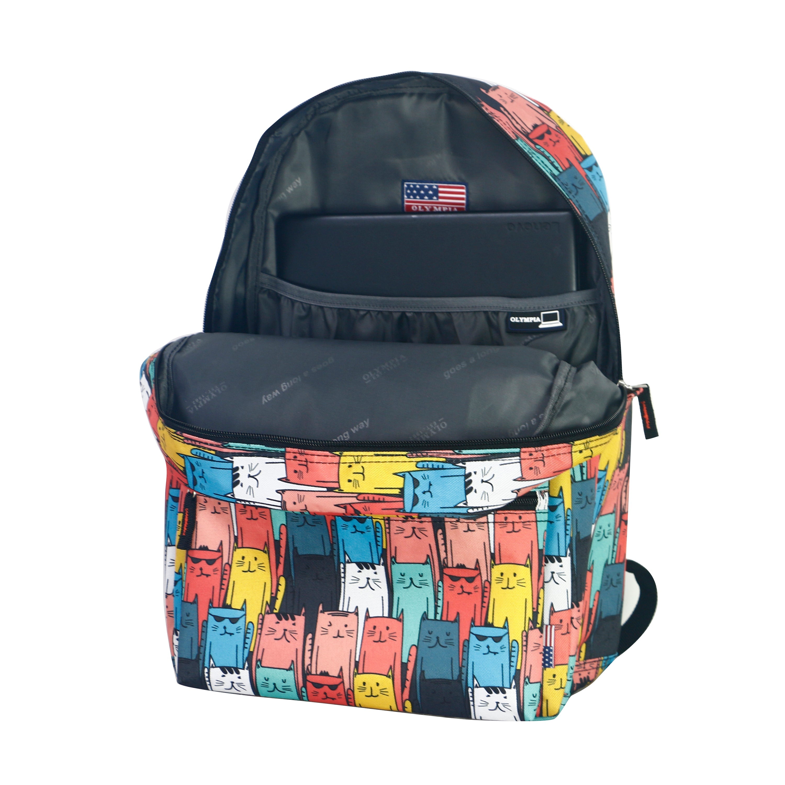 Princeton Authentic Water Resistant Printed Backpack