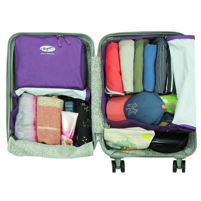 3-Piece Packing Pouch Set for Organizing your Travel Essentials