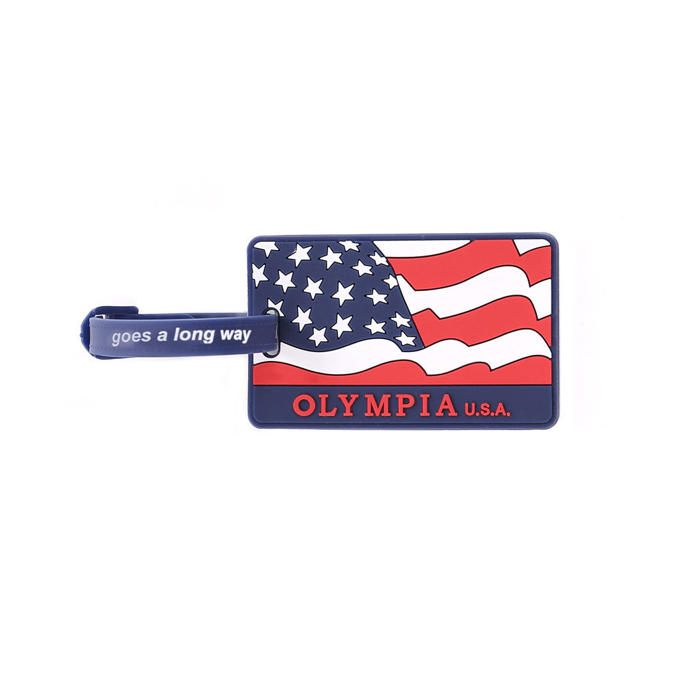 American Flag Luggage Tag 2 Piece Set