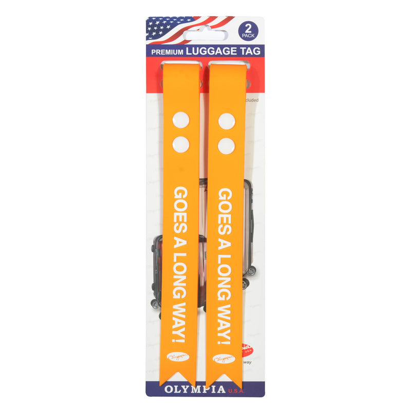 2-Piece Luggage Long Tag Set