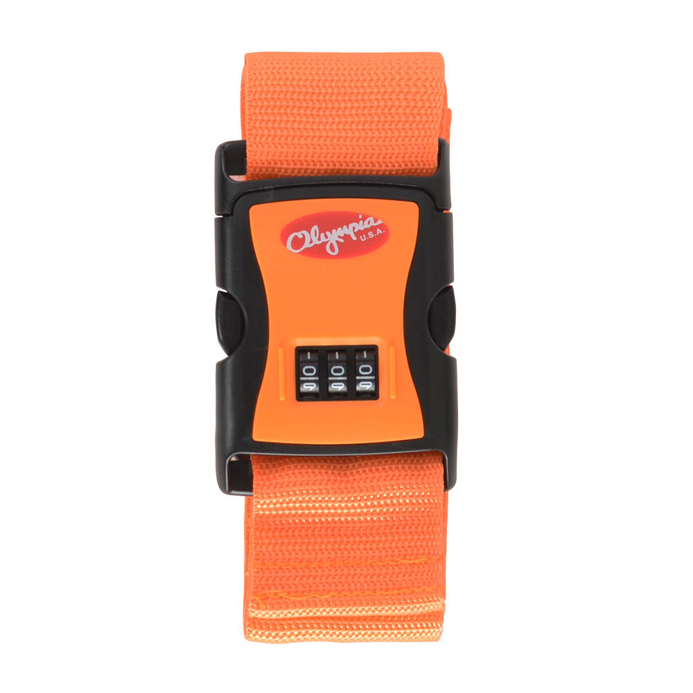 Olympia 3-Dial Luggage Strap with High Impact ABS Fasteners