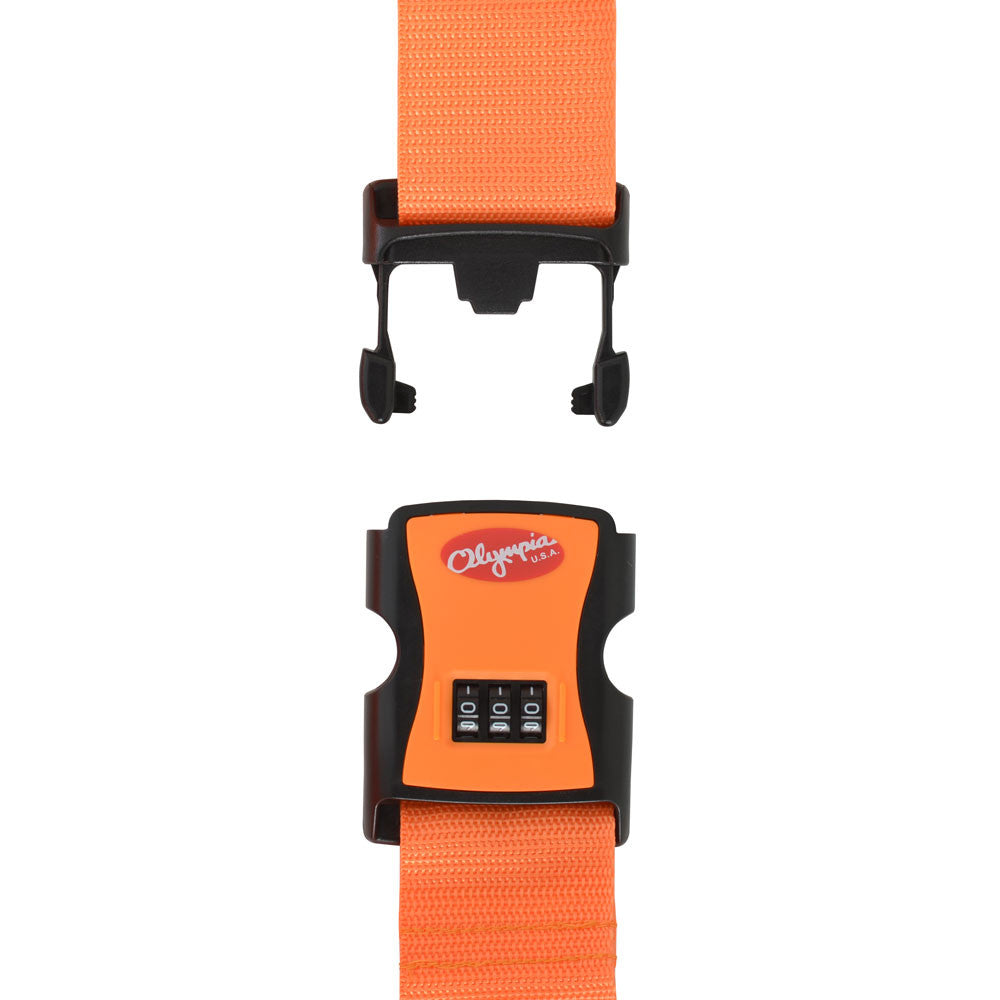 Olympia 3-Dial Luggage Strap with High Impact ABS Fasteners